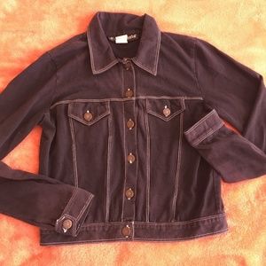 Vintage 90s Betsey Johnson Cropped Moto Jacket 6